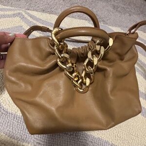 Demellier Los Angeles Chunky chain top handle bag